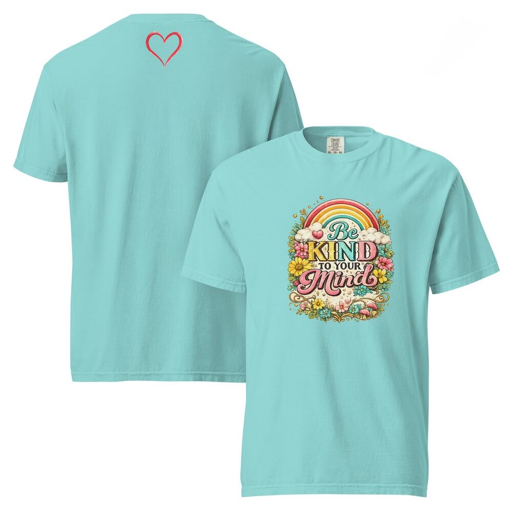Kind to your Mind garment-dyed heavyweight t-shirt